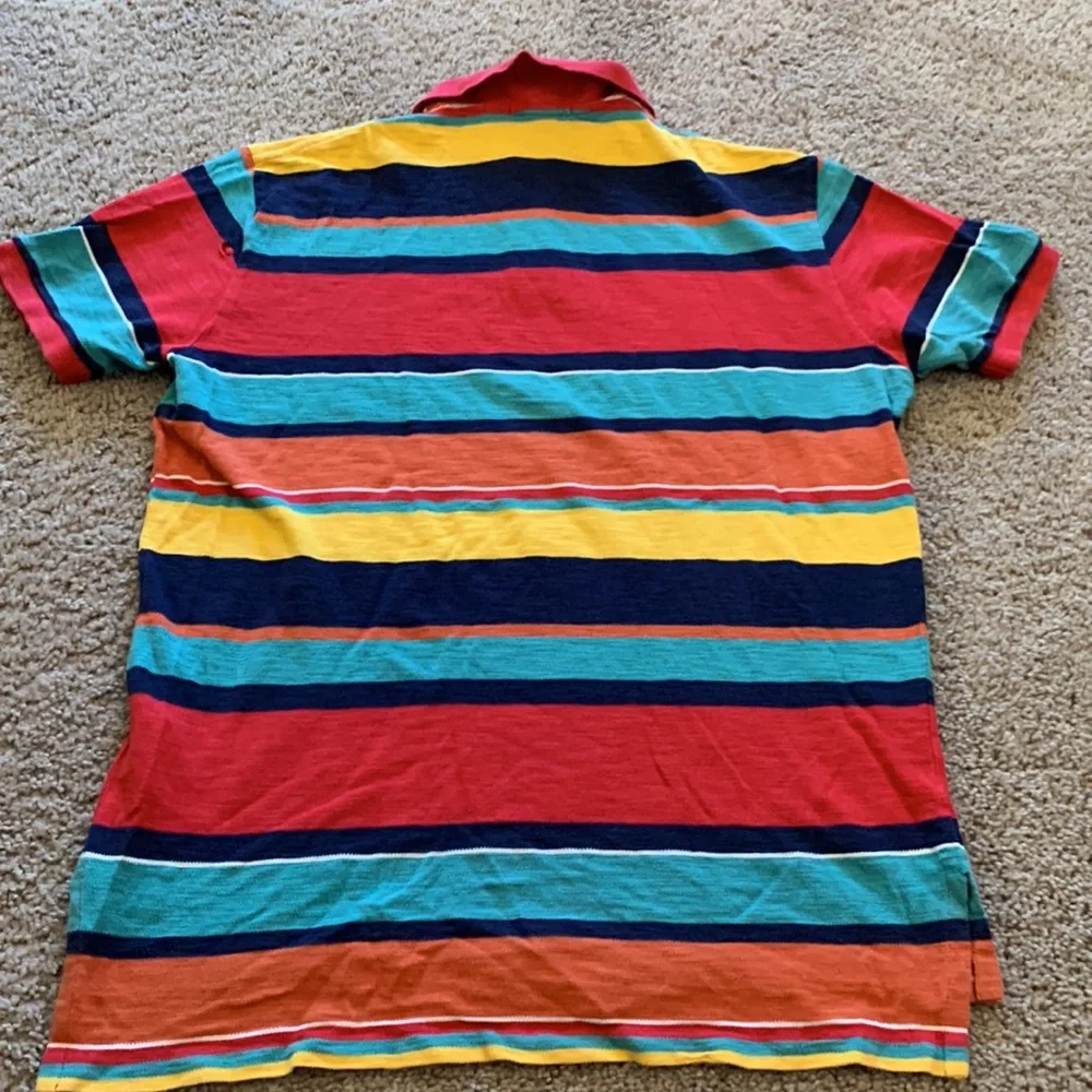 Vintage Polo Ralph Lauren Multi-Color Striped Polo Shirt